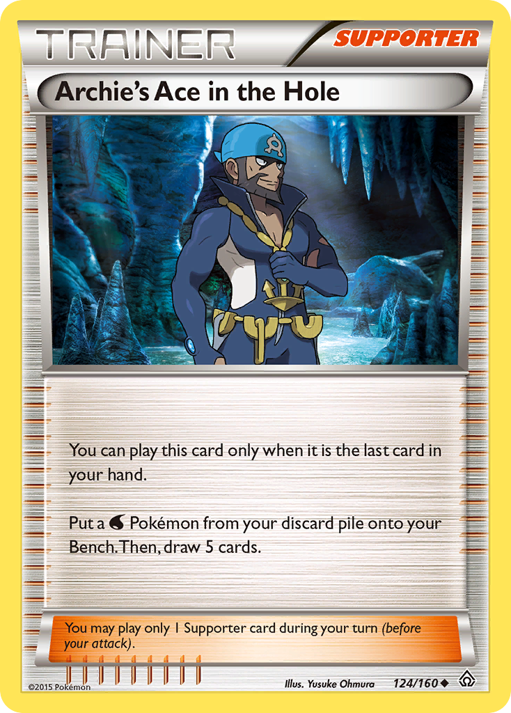 Archie's Ace in the Hole (124/160) [XY: Primal Clash] | Tables and Towers