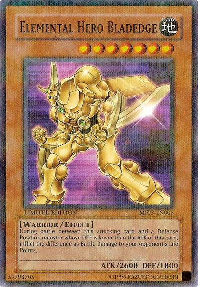 Elemental Hero Bladedge [MF03-EN005] Parallel Rare | Tables and Towers