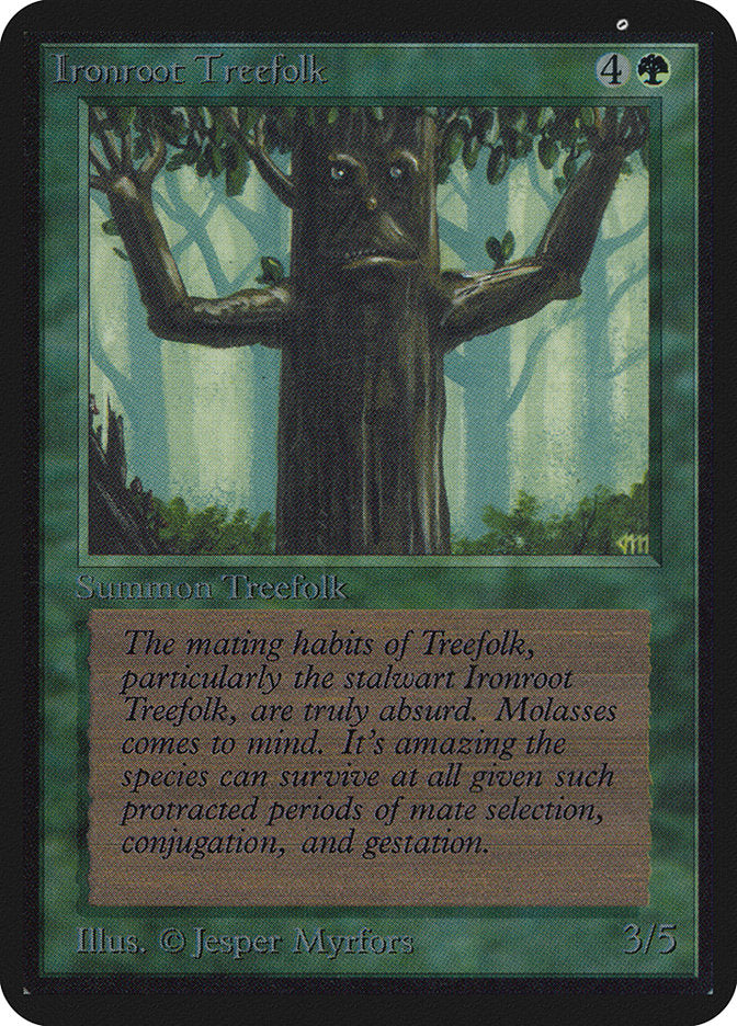 Ironroot Treefolk [Alpha Edition] | Tables and Towers