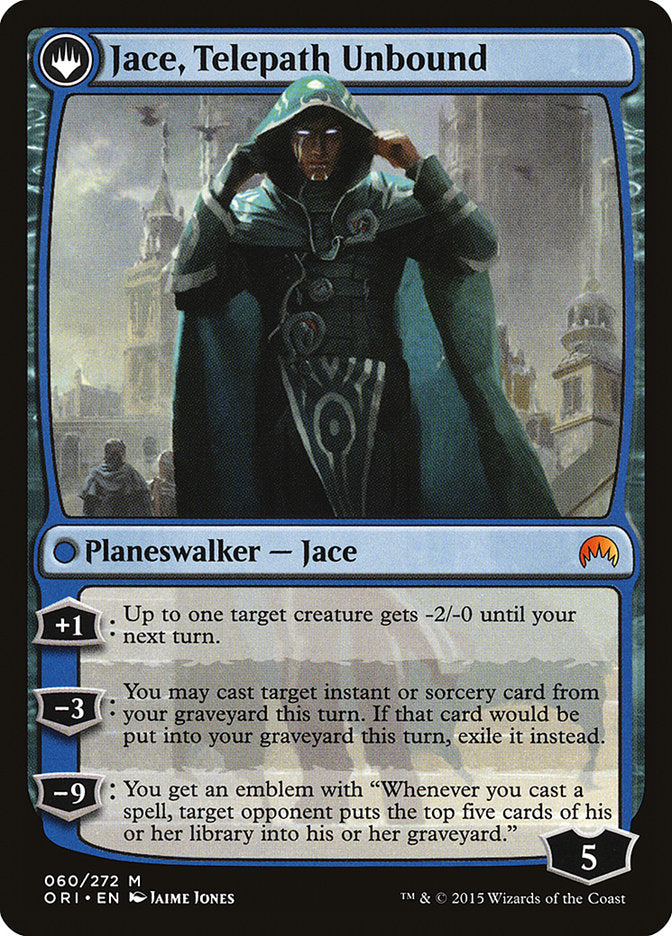 Jace, Vryn's Prodigy // Jace, Telepath Unbound [Magic Origins] | Tables and Towers