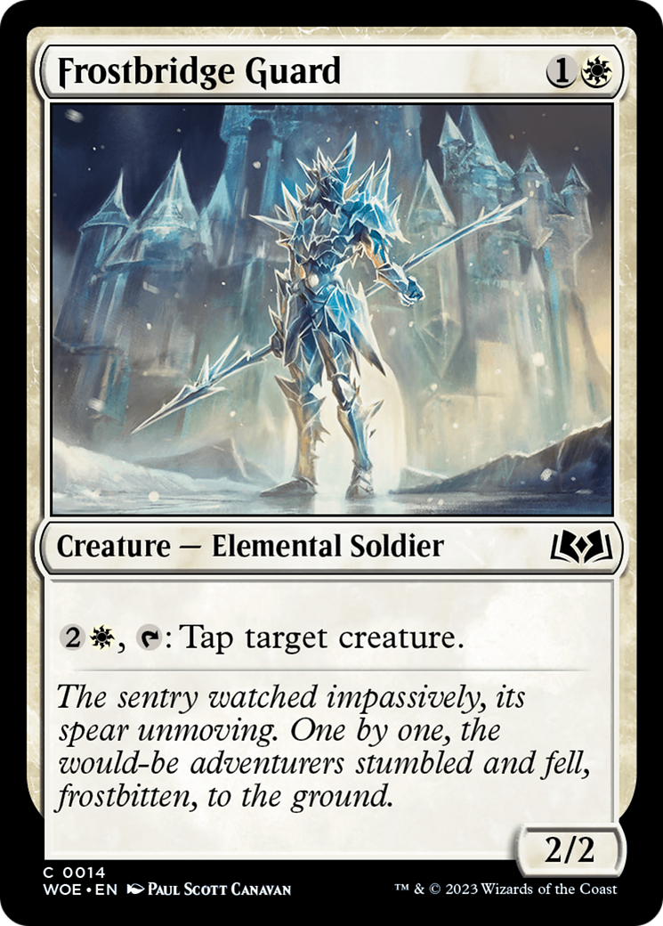 Frostbridge Guard [Wilds of Eldraine] | Tables and Towers