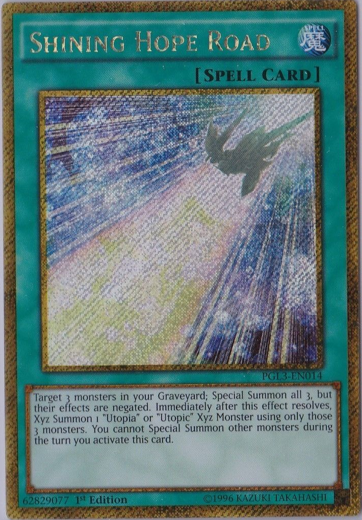 Shining Hope Road [PGL3-EN014] Gold Secret Rare | Tables and Towers