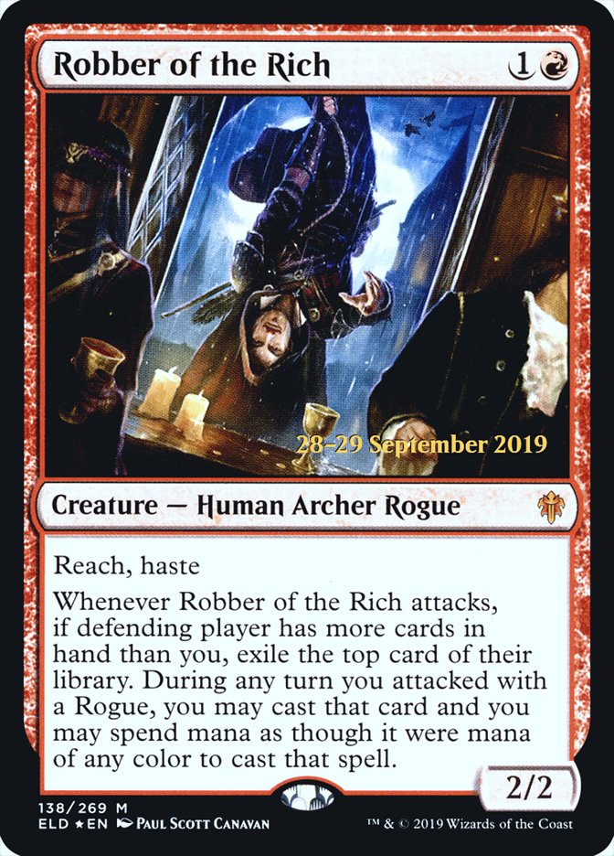 Robber of the Rich [Throne of Eldraine Prerelease Promos] | Tables and Towers