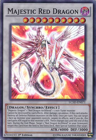 Majestic Red Dragon [LC5D-EN071] Super Rare | Tables and Towers