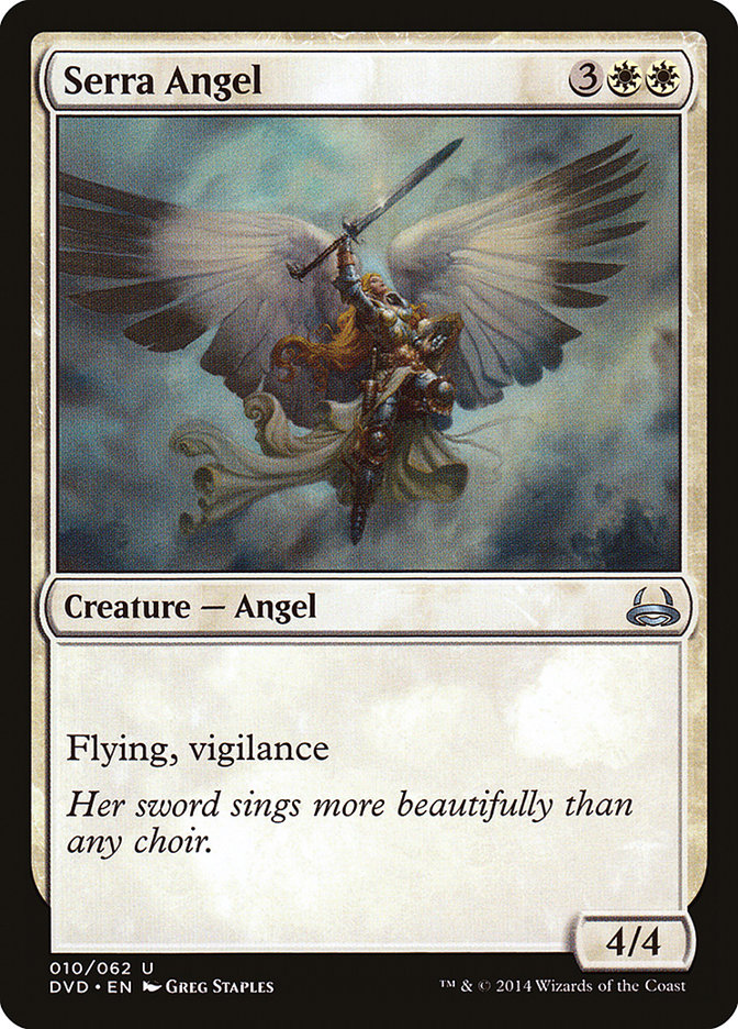 Serra Angel (Divine vs. Demonic) [Duel Decks Anthology] | Tables and Towers