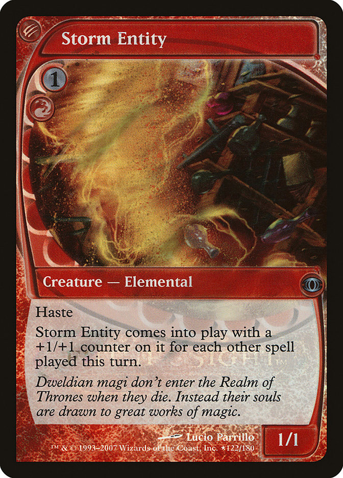 Storm Entity [Future Sight Promos] | Tables and Towers