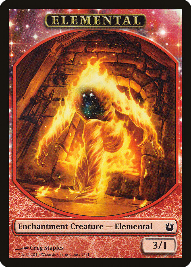 Elemental Token [Born of the Gods Tokens] | Tables and Towers