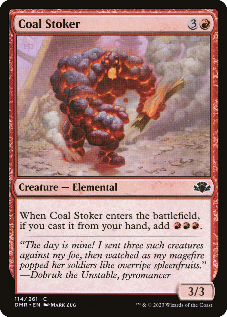 Coal Stoker [Dominaria Remastered] | Tables and Towers