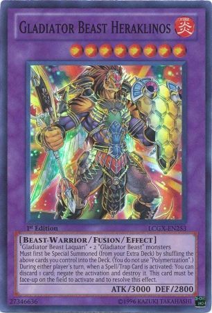 Gladiator Beast Heraklinos [LCGX-EN253] Super Rare | Tables and Towers