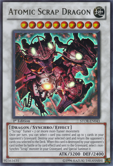 Atomic Scrap Dragon [STOR-EN043] Ultra Rare | Tables and Towers