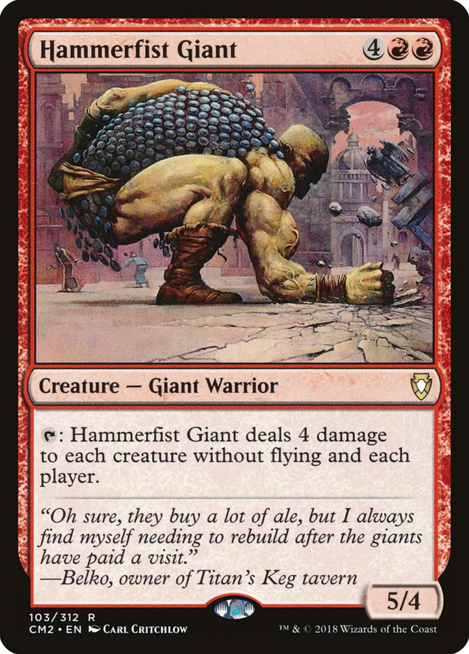 Hammerfist Giant [Commander Anthology Volume II] | Tables and Towers