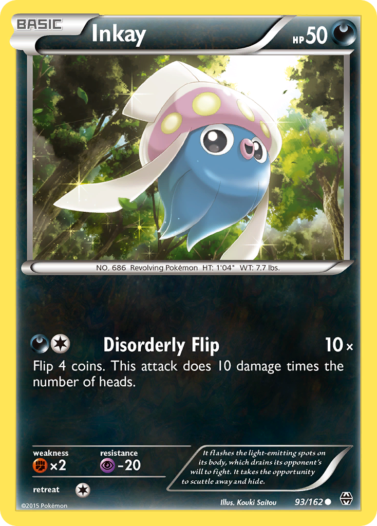 Inkay (93/162) [XY: BREAKthrough] | Tables and Towers