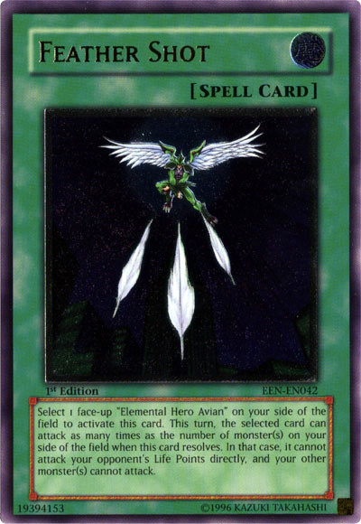 Feather Shot [EEN-EN042] Ultimate Rare | Tables and Towers