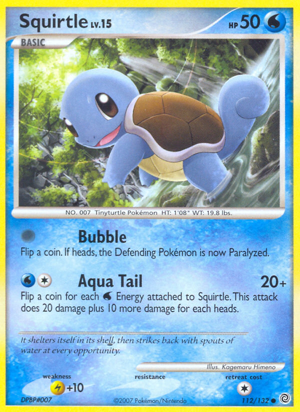 Squirtle (112/132) [Diamond & Pearl: Secret Wonders] | Tables and Towers