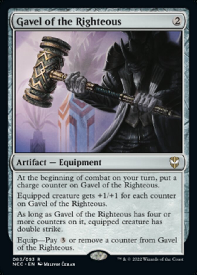 Gavel of the Righteous [Streets of New Capenna Commander] | Tables and Towers