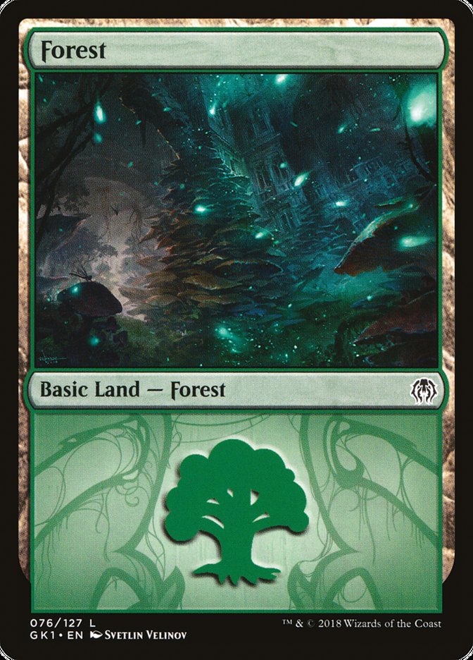 Forest (76) [Guilds of Ravnica Guild Kit] | Tables and Towers