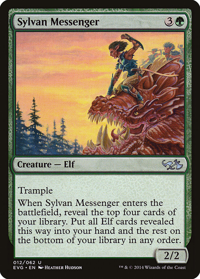 Sylvan Messenger (Elves vs. Goblins) [Duel Decks Anthology] | Tables and Towers