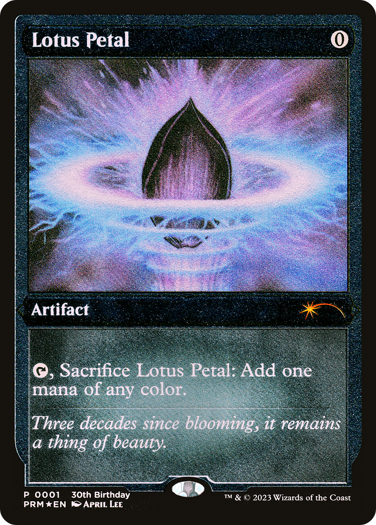 Lotus Petal (Foil Etched) [30th Anniversary Promos] | Tables and Towers