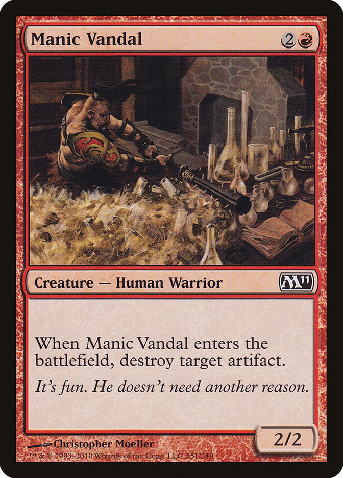 Manic Vandal [Magic 2011] | Tables and Towers