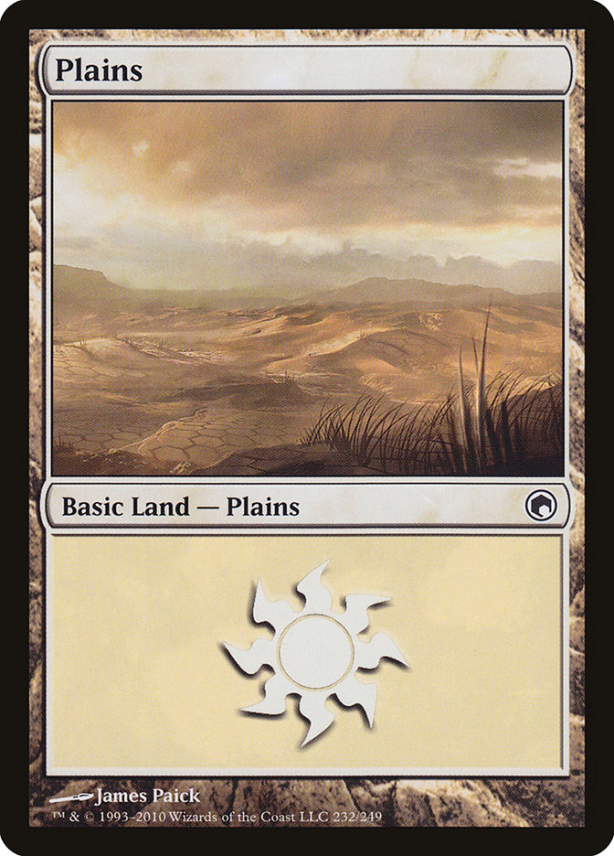 Plains (232) [Scars of Mirrodin] | Tables and Towers