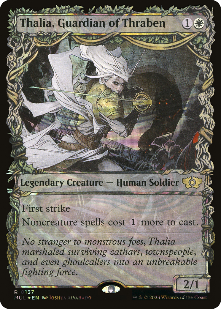 Thalia, Guardian of Thraben (Halo Foil) [Multiverse Legends] | Tables and Towers