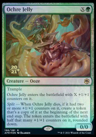 Ochre Jelly [Dungeons & Dragons: Adventures in the Forgotten Realms Prerelease Promos] | Tables and Towers