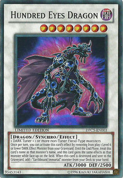 Hundred Eyes Dragon [DPC5-EN003] Super Rare | Tables and Towers