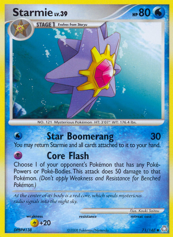 Starmie (71/146) [Diamond & Pearl: Legends Awakened] | Tables and Towers