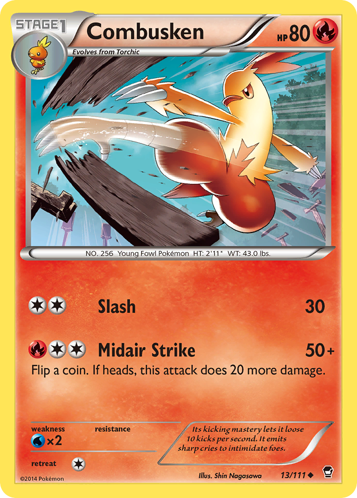 Combusken (13/111) [XY: Furious Fists] | Tables and Towers