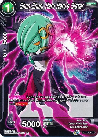 Shun Shun, Haru Haru's Sister (BT11-143) [Vermilion Bloodline 2nd Edition] | Tables and Towers