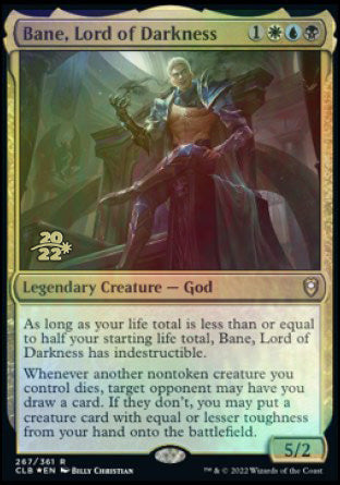 Bane, Lord of Darkness [Commander Legends: Battle for Baldur's Gate Prerelease Promos] | Tables and Towers