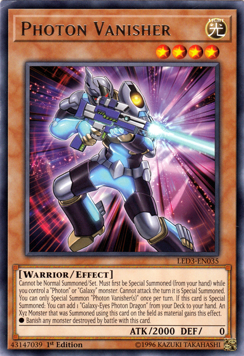 Photon Vanisher [LED3-EN035] Rare | Tables and Towers