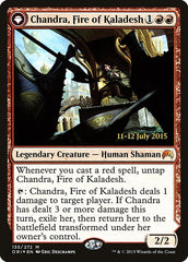 Chandra, Fire of Kaladesh // Chandra, Roaring Flame [Magic Origins Prerelease Promos] | Tables and Towers