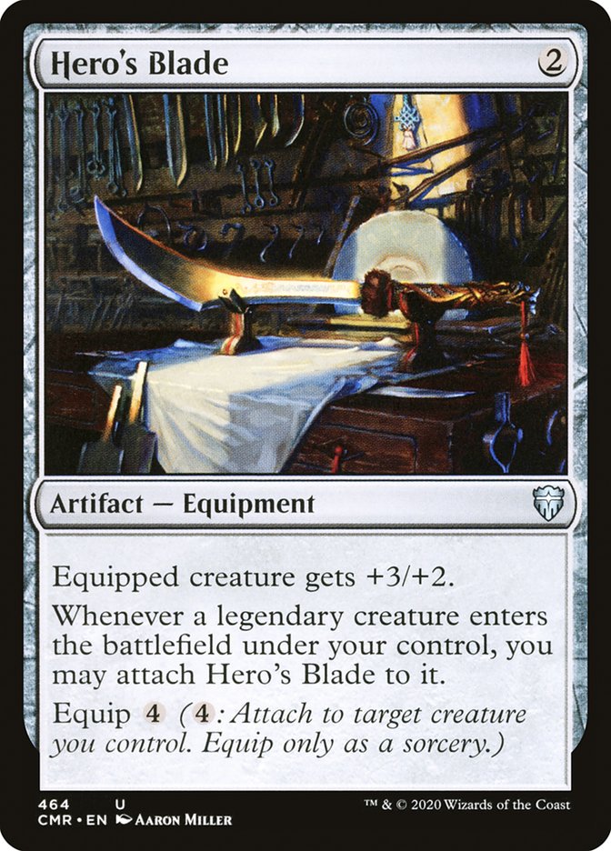 Hero's Blade (464) [Commander Legends] | Tables and Towers