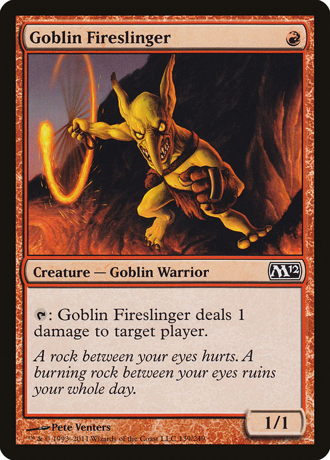 Goblin Fireslinger [Magic 2012] | Tables and Towers