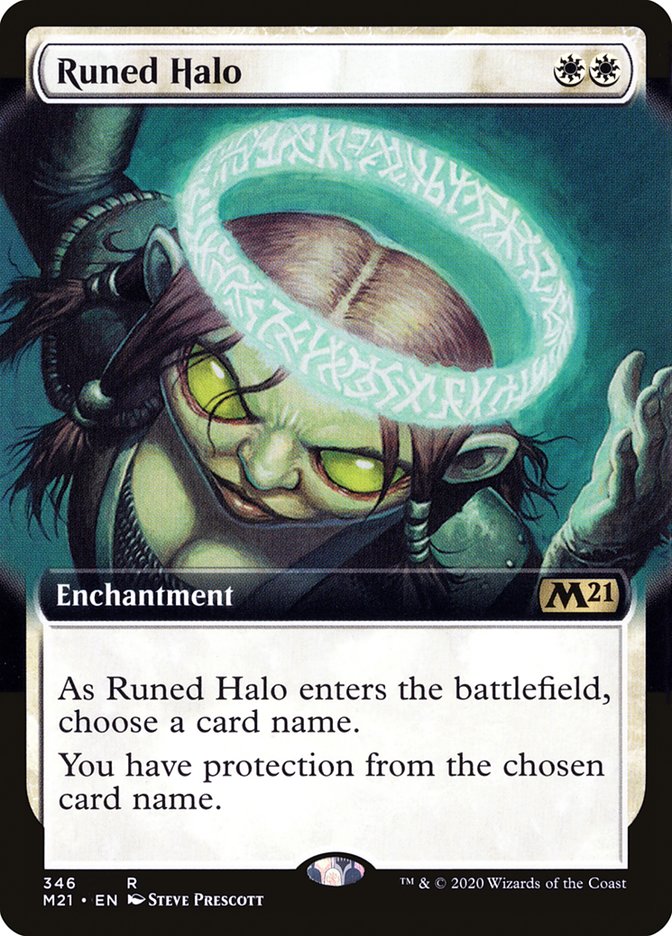 Runed Halo (Extended Art) [Core Set 2021] | Tables and Towers