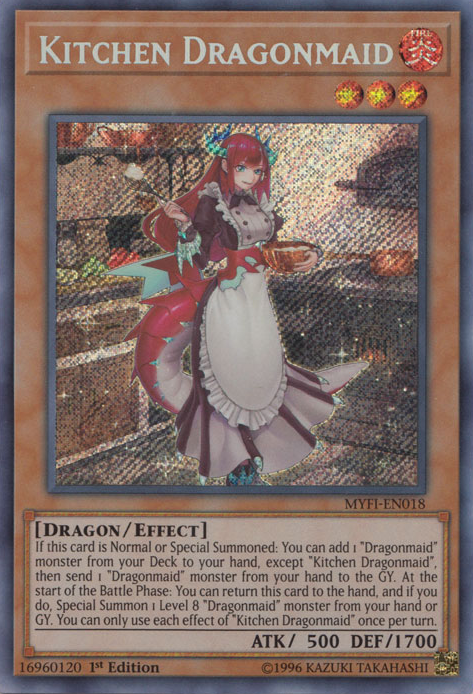 Kitchen Dragonmaid [MYFI-EN018] Secret Rare | Tables and Towers