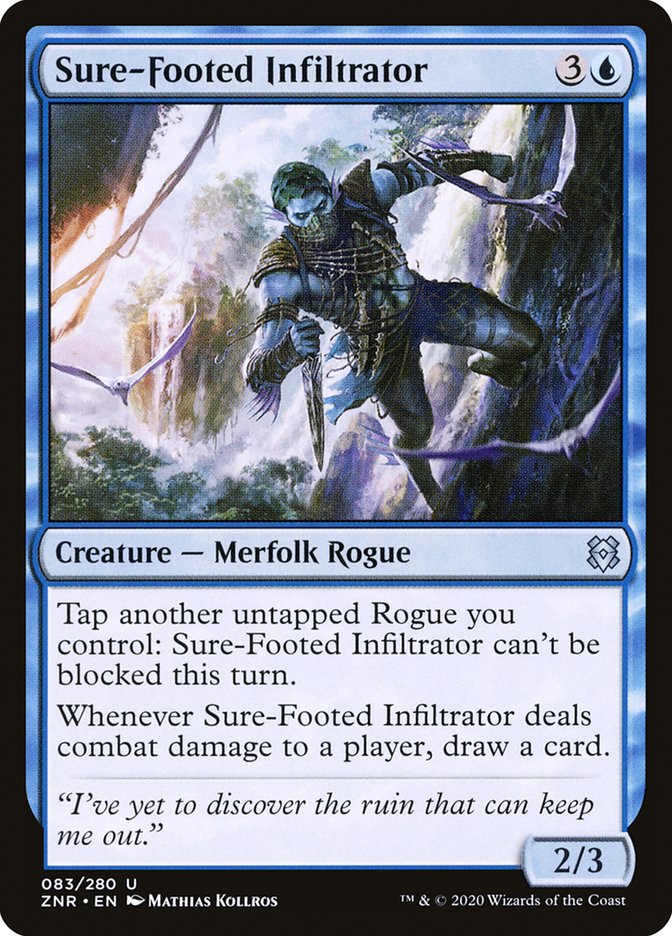 Sure-Footed Infiltrator [Zendikar Rising] | Tables and Towers