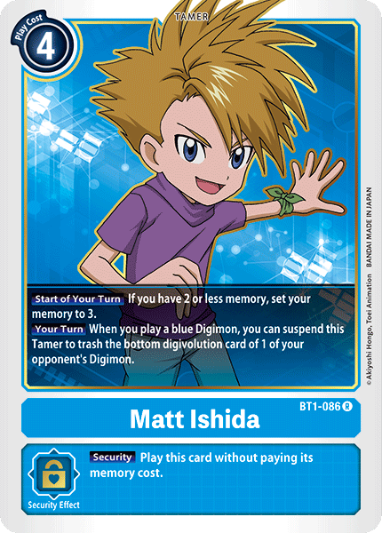 Matt Ishida [BT1-086] [Release Special Booster Ver.1.0] | Tables and Towers