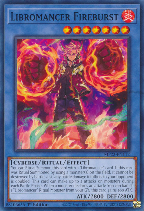 Libromancer Fireburst [MP23-EN112] Rare | Tables and Towers