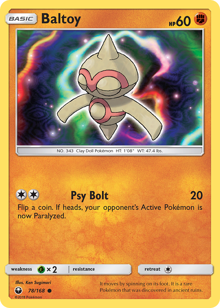 Baltoy (78/168) [Sun & Moon: Celestial Storm] | Tables and Towers