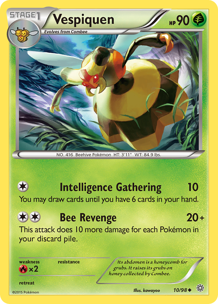 Vespiquen (10/98) [XY: Ancient Origins] | Tables and Towers