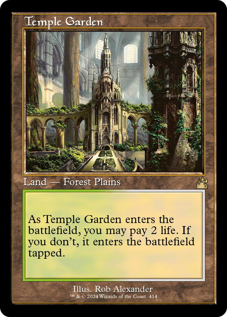 Temple Garden (Retro) [Ravnica Remastered] | Tables and Towers