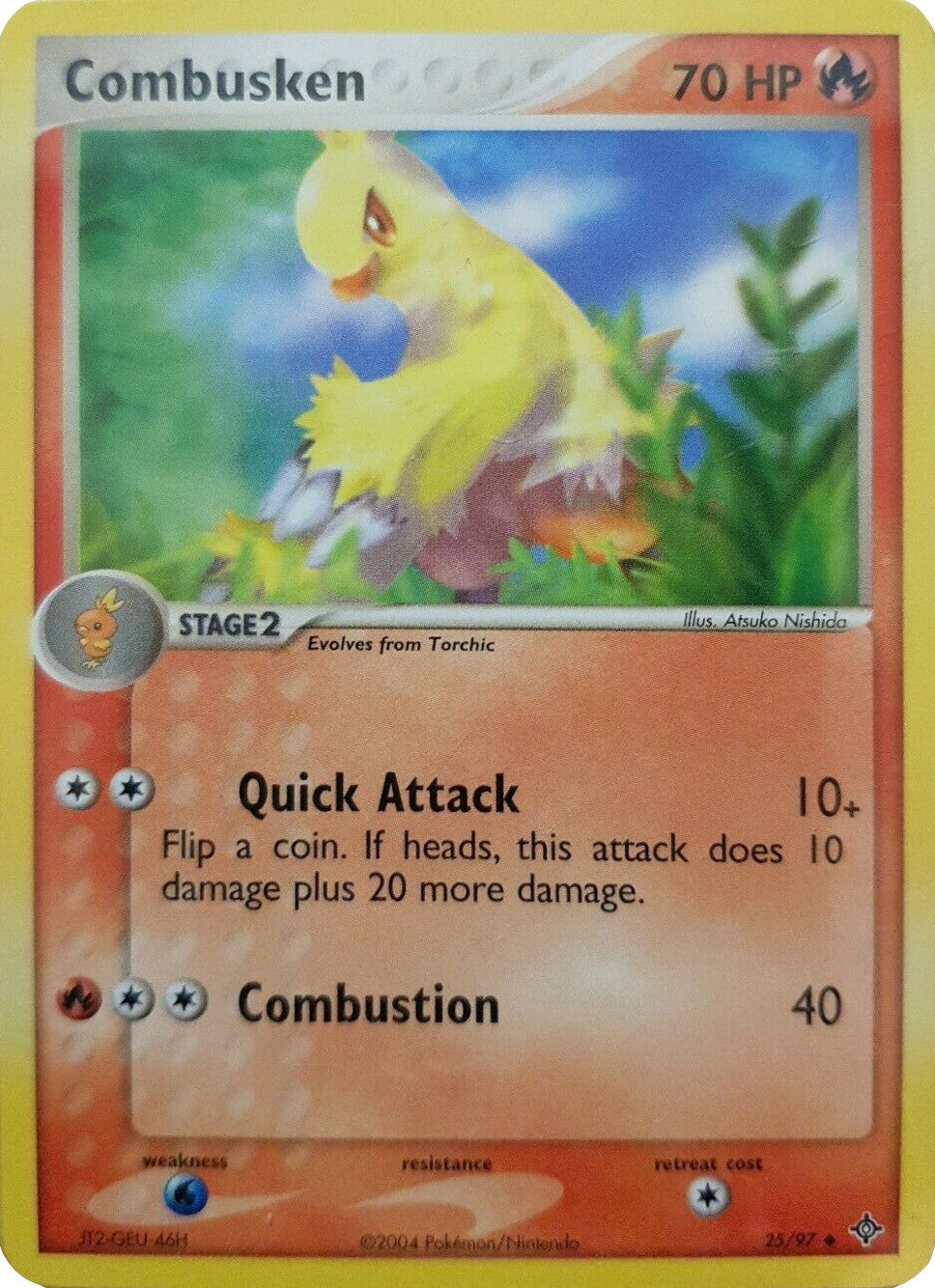 Combusken (25/97) [EX: Battle Stadium] | Tables and Towers