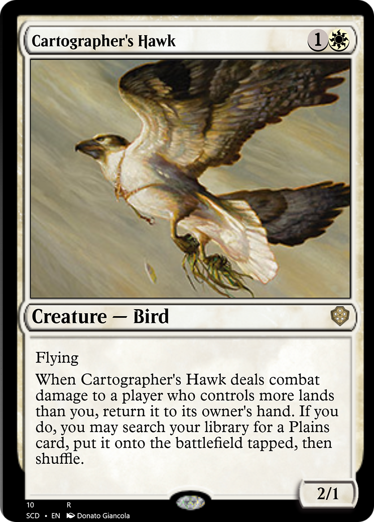 Cartographer's Hawk [Starter Commander Decks] | Tables and Towers