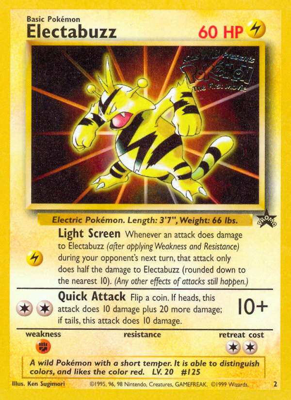 Electabuzz (2) [Wizards of the Coast: Black Star Promos] | Tables and Towers