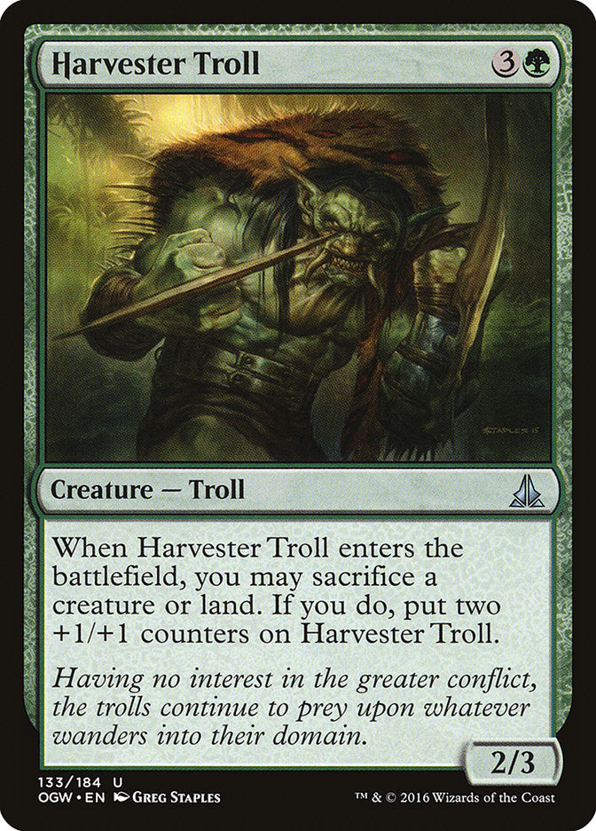 Harvester Troll [Oath of the Gatewatch] | Tables and Towers