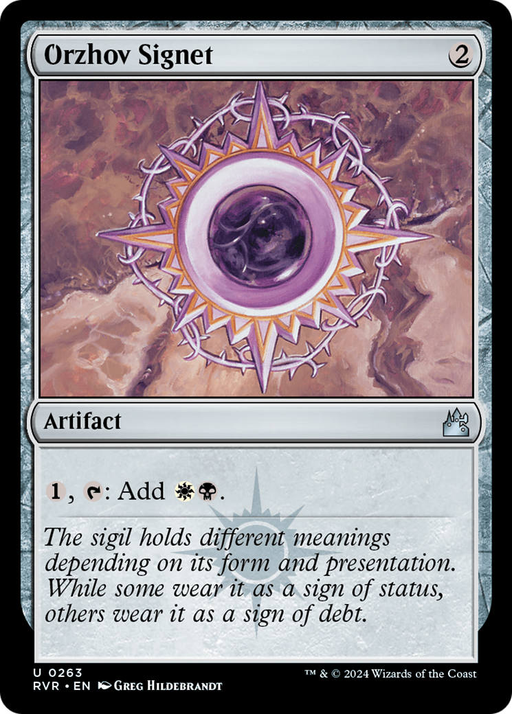 Orzhov Signet [Ravnica Remastered] | Tables and Towers