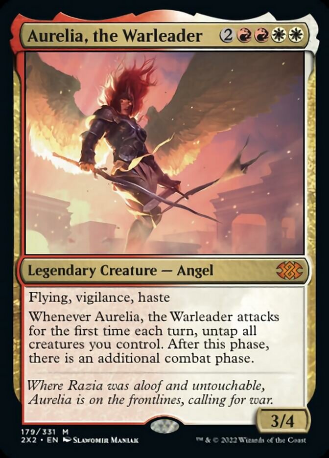 Aurelia, the Warleader [Double Masters 2022] | Tables and Towers