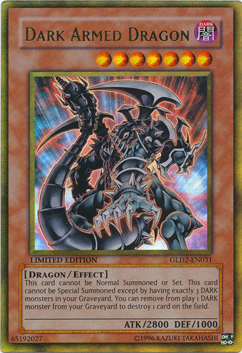 Dark Armed Dragon [GLD2-EN031] Ultra Rare | Tables and Towers